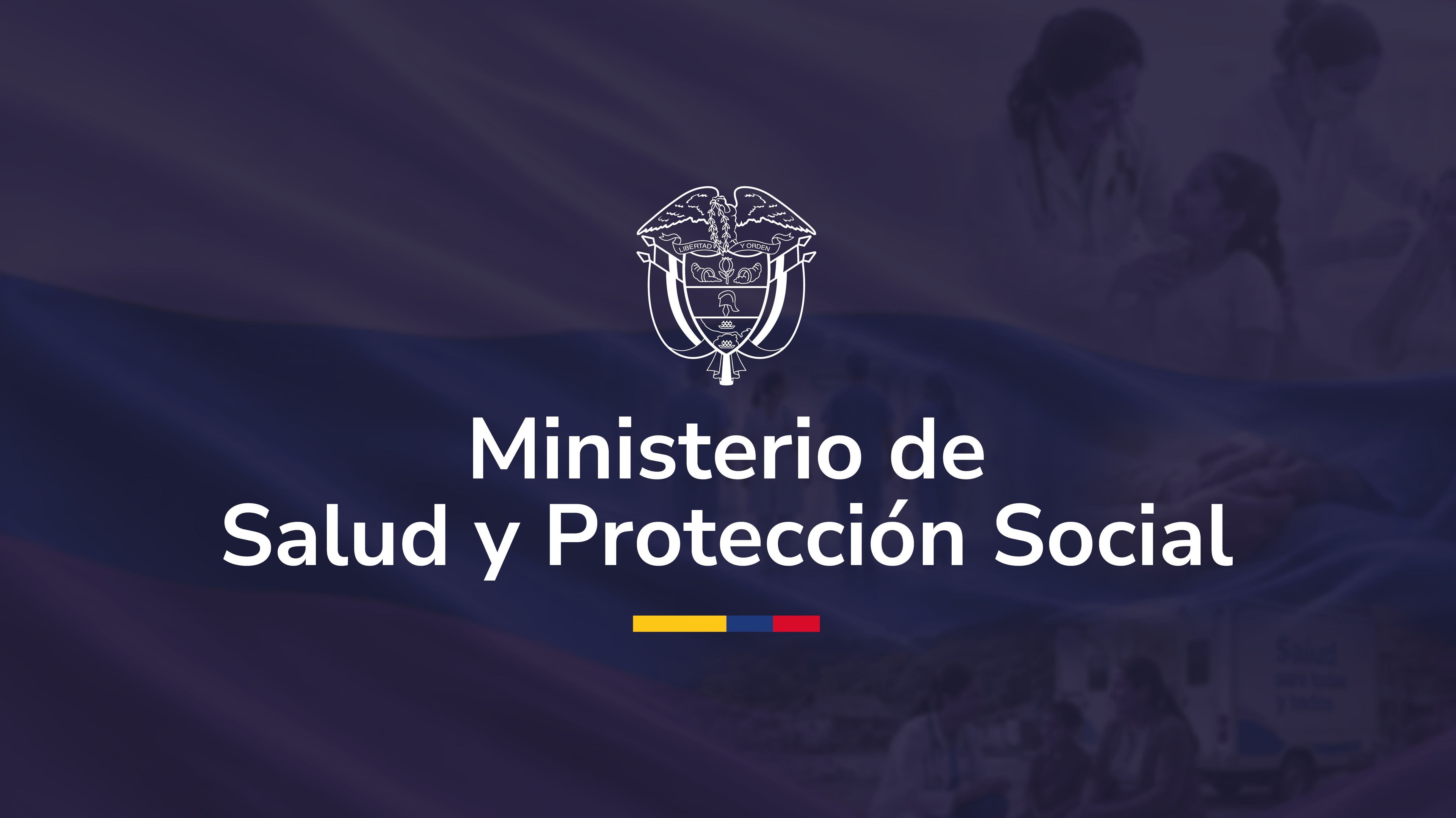 Portada con logo Ministerio de Salud y Proteccion Social