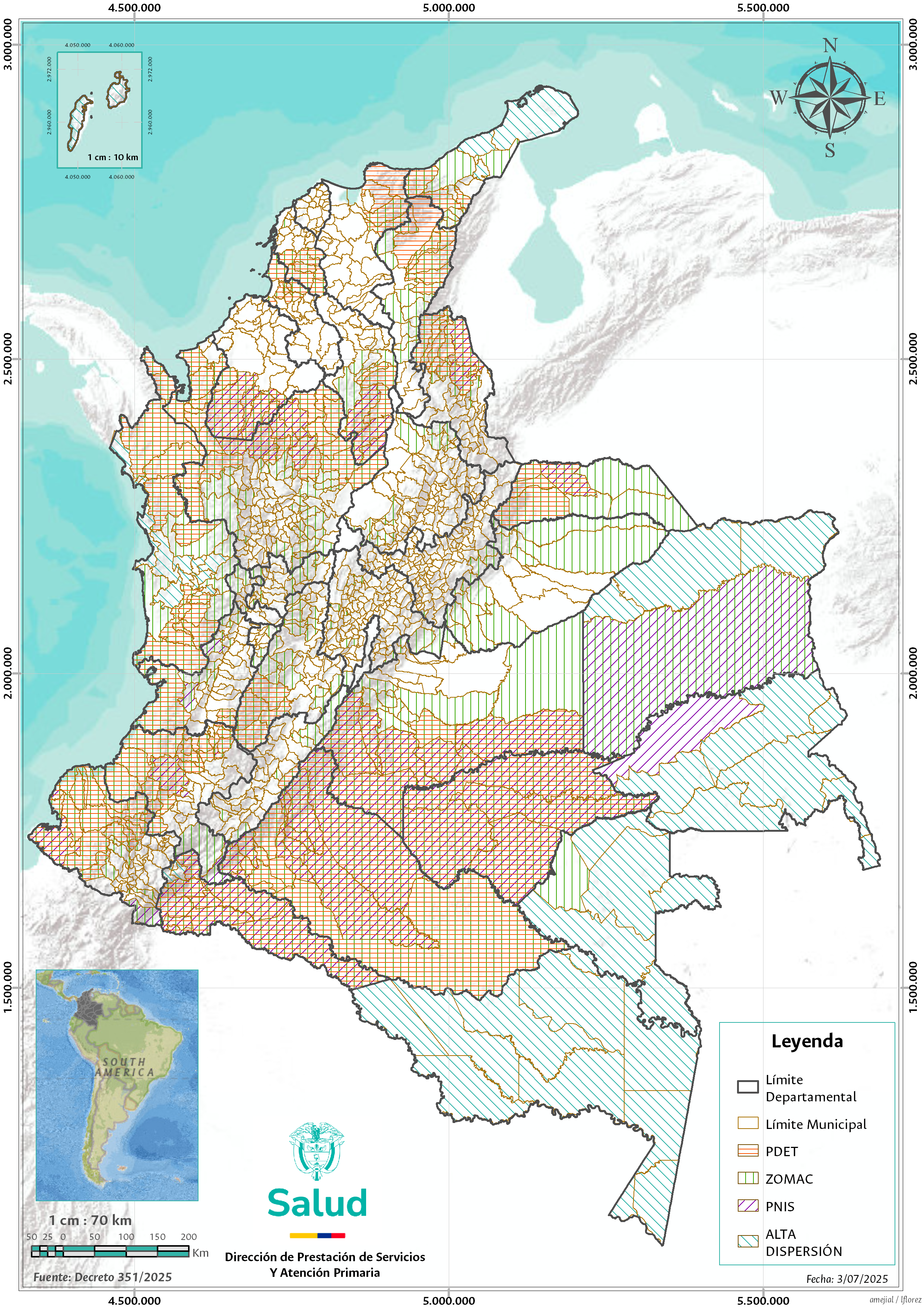 Mapa de Colombia